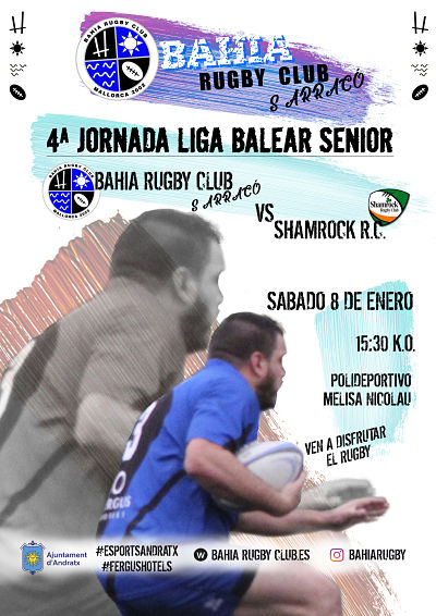 Bahía R.C. vs. Shamrock R.C. 4ª Jornada Liga Balear Senior, Polideportivo Melisa Nicolau S’Arracó