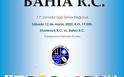 11ª Jornada Liga Senior Regional Shamrock R.C. vs. Bahía R.C.