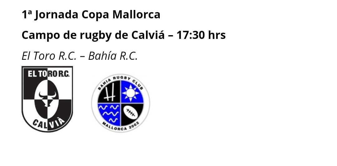 El Toro R.C. vs. Bahía R.C. Copa Mallorca