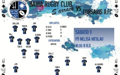 Equipo que presenta el Bahía R.C. 09/03/2019.