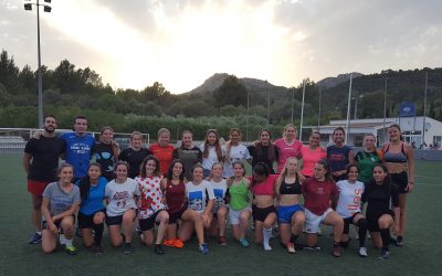 Entrenamiento de la Selección Balear de Rugby.