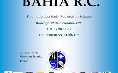 3ª Jornada Liga Senior Regional de Baleares, R.C. Ponent vs. Bahía R.C.